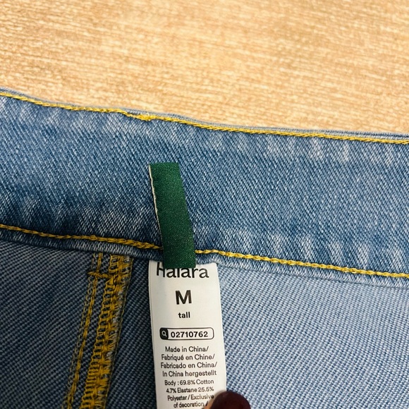 Halara Flex™ Asymmetric Low Rise Zipper Pockets Baggy Wide Leg Casual Jeans - Picture 14 of 16